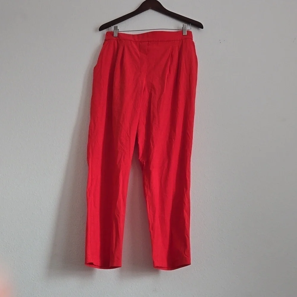 Lululemon Your True Trouser High Rise Crop Pant‎ Carnation Red